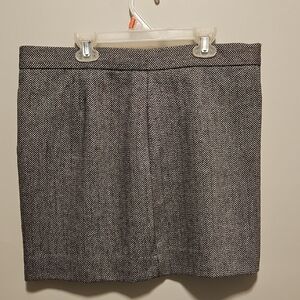 GAP Black and White Herringbone Pencil Skirt